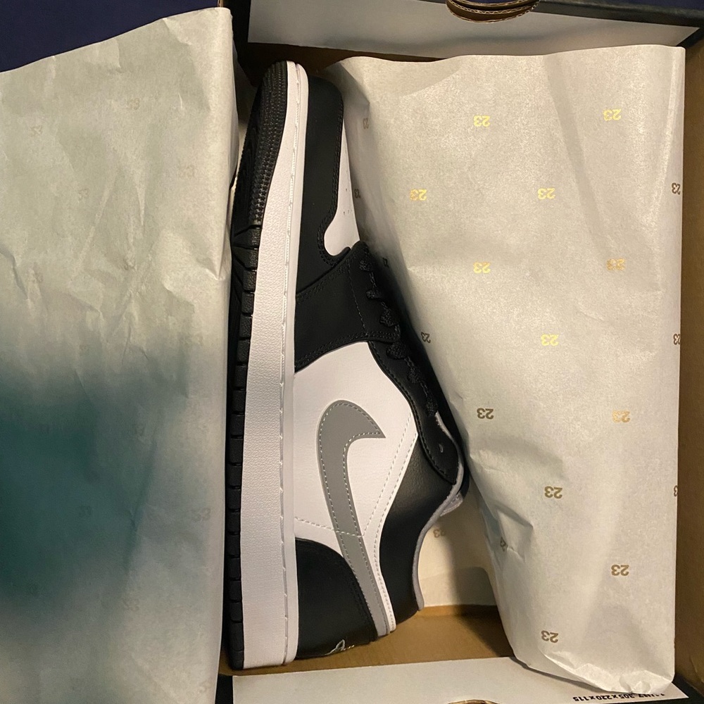 Jordan 1 Low “Black White Grey”. Size 12 DS